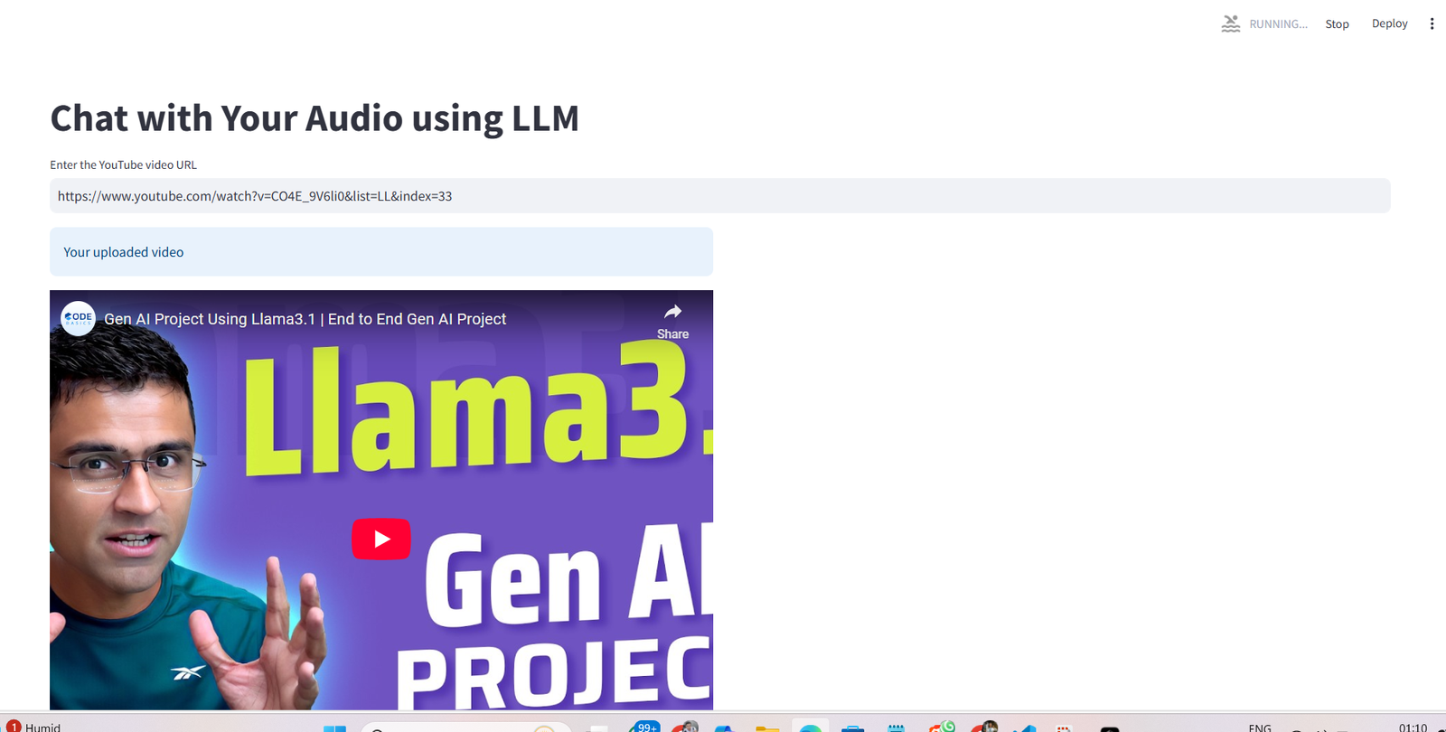 Audio-Enhanced-AI-Chatbot-using-RAG